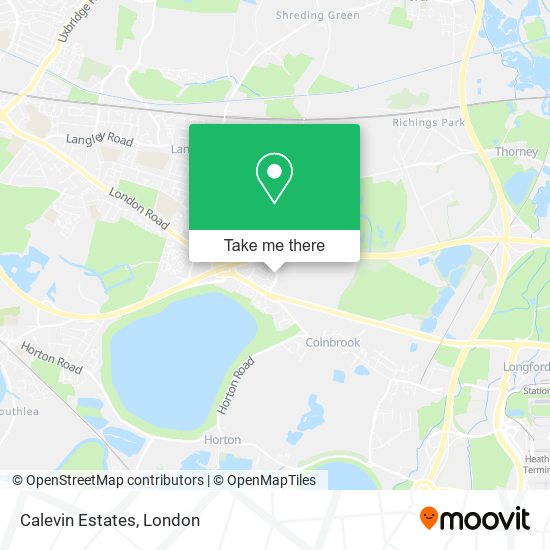 Calevin Estates map