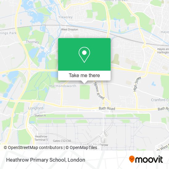 Heathrow Primary School map