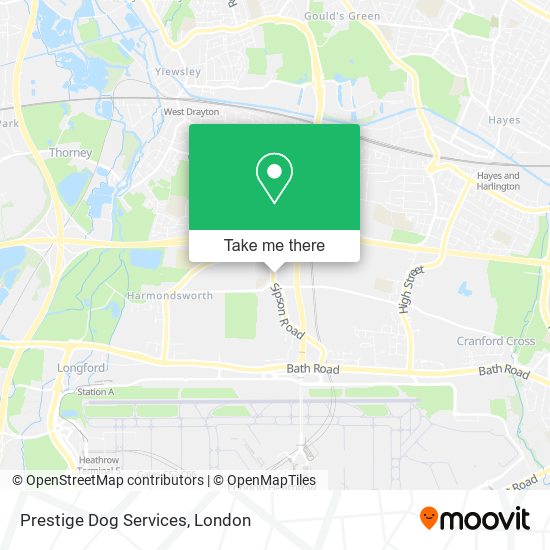 Prestige Dog Services map