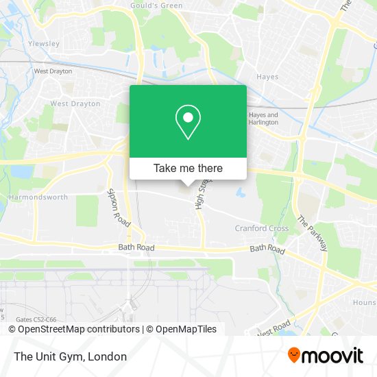 The Unit Gym map
