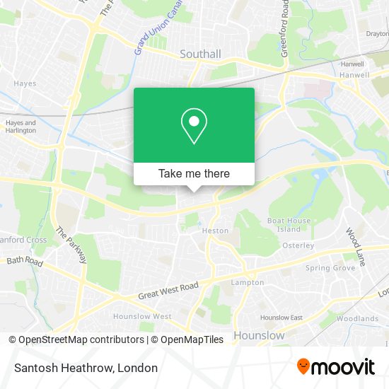 Santosh Heathrow map