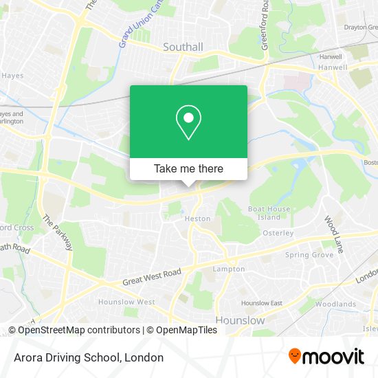 Arora Driving School map