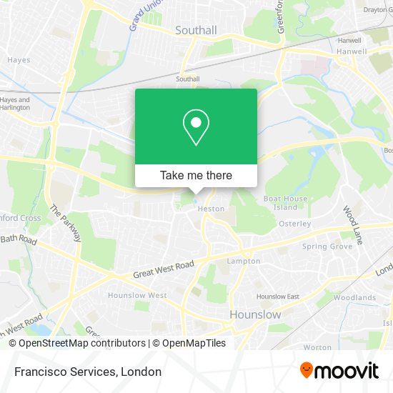 Francisco Services map
