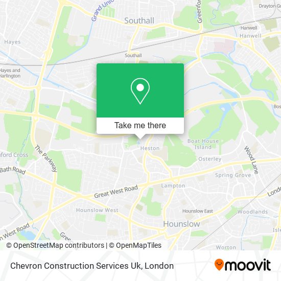 Chevron Construction Services Uk map