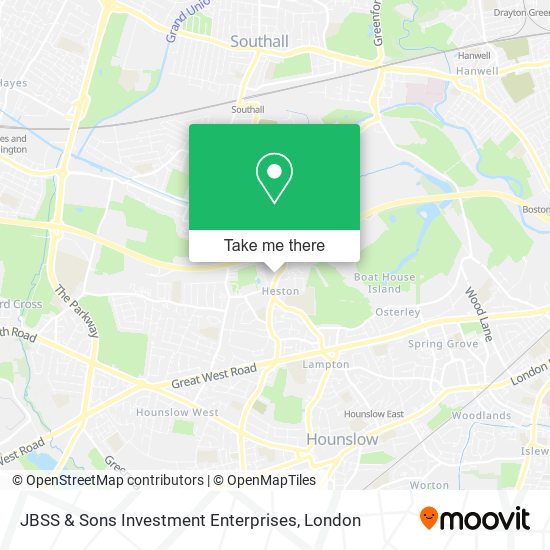 JBSS & Sons Investment Enterprises map