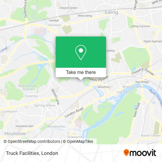 Truck Facilities map