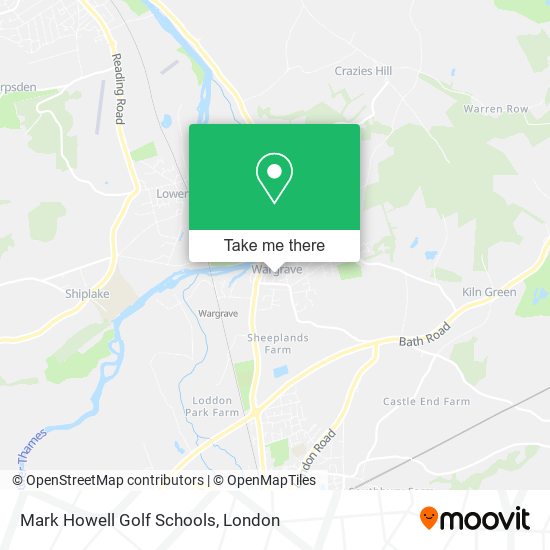 Mark Howell Golf Schools map