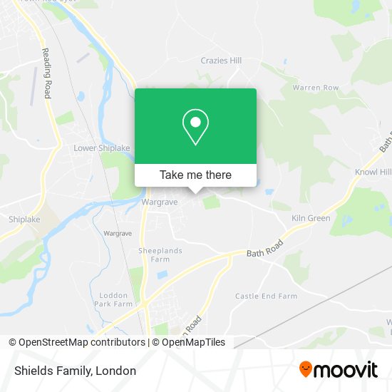 Shields Family map