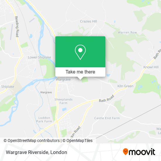 Wargrave Riverside map