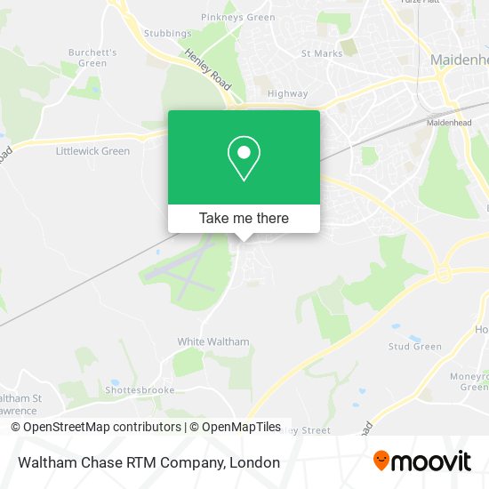 Waltham Chase RTM Company map