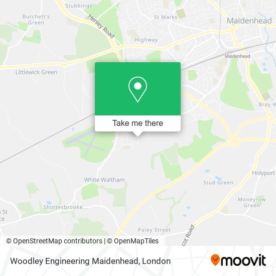 Woodley Engineering Maidenhead map
