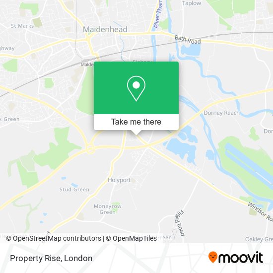 Property Rise map