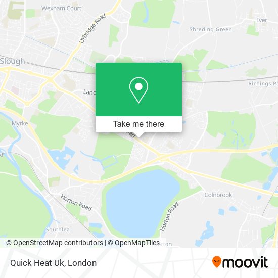 Quick Heat Uk map
