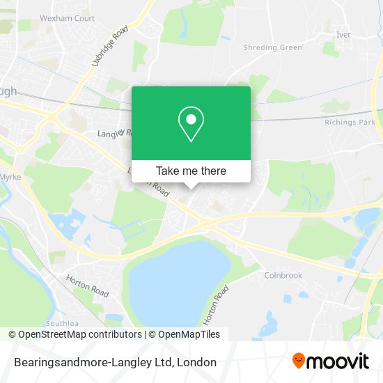 Bearingsandmore-Langley Ltd map