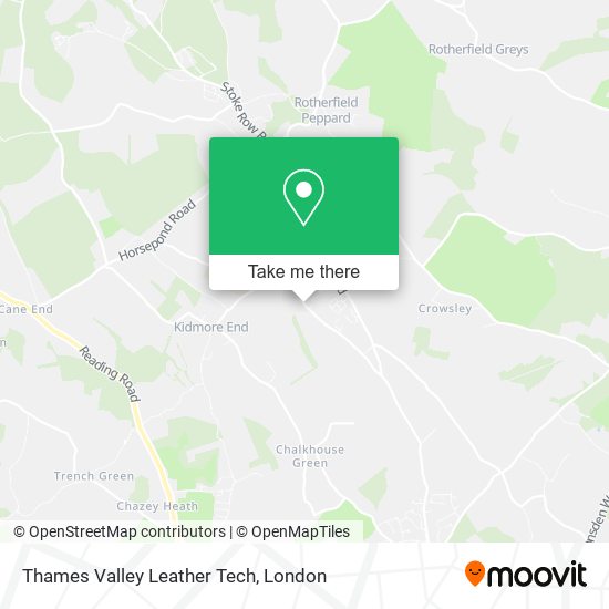 Thames Valley Leather Tech map