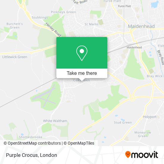 Purple Crocus map
