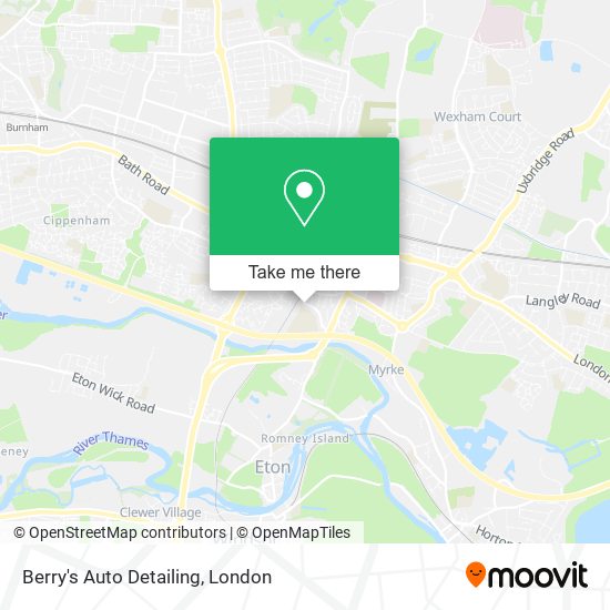 Berry's Auto Detailing map