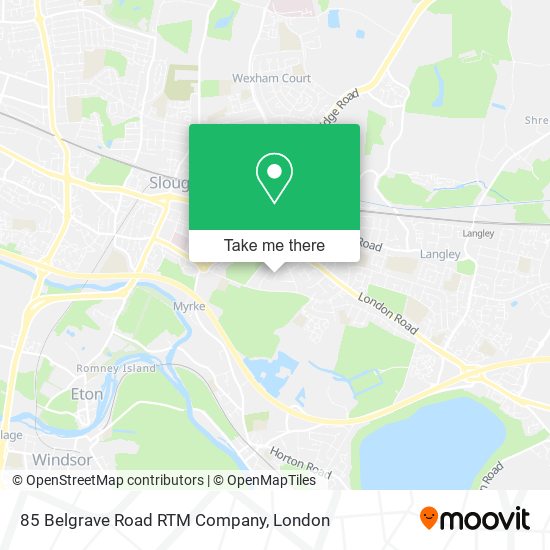 85 Belgrave Road RTM Company map