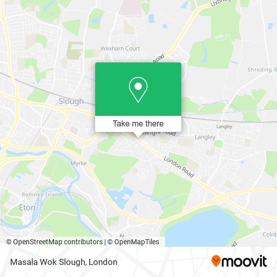 Masala Wok Slough map