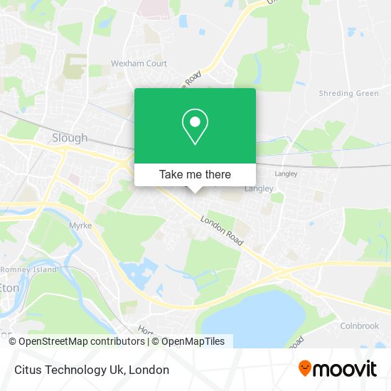Citus Technology Uk map
