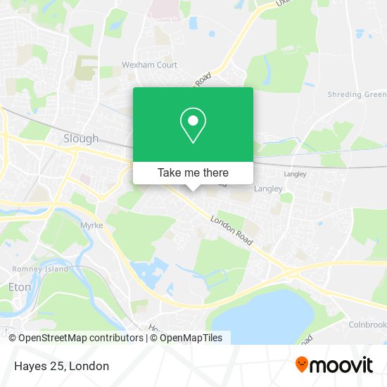 Hayes 25 map