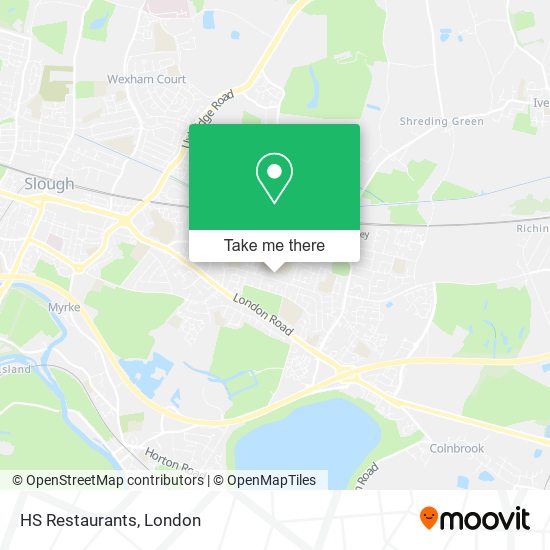 HS Restaurants map
