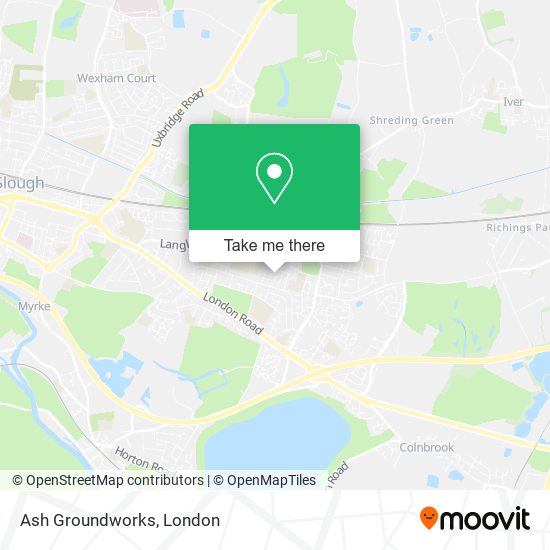 Ash Groundworks map