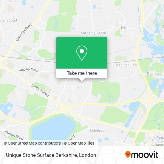 Unique Stone Surface Berkshire map