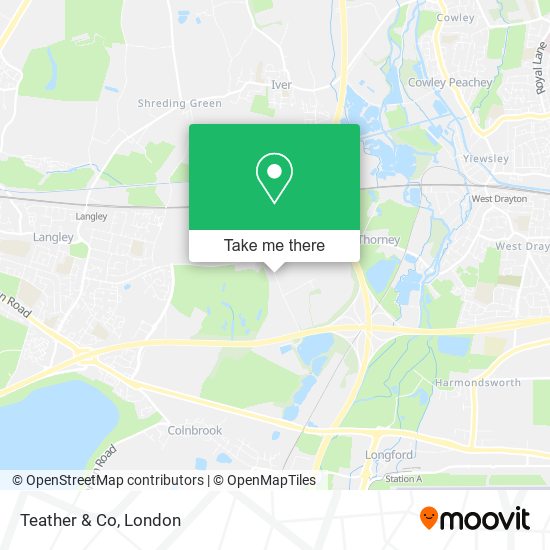 Teather & Co map