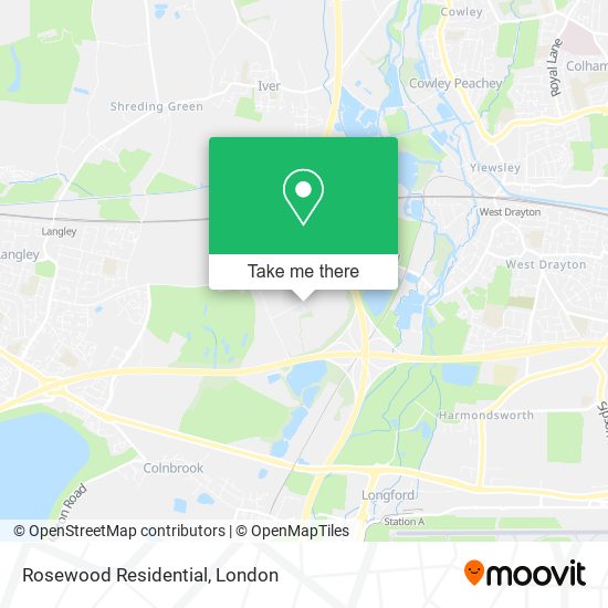Rosewood Residential map