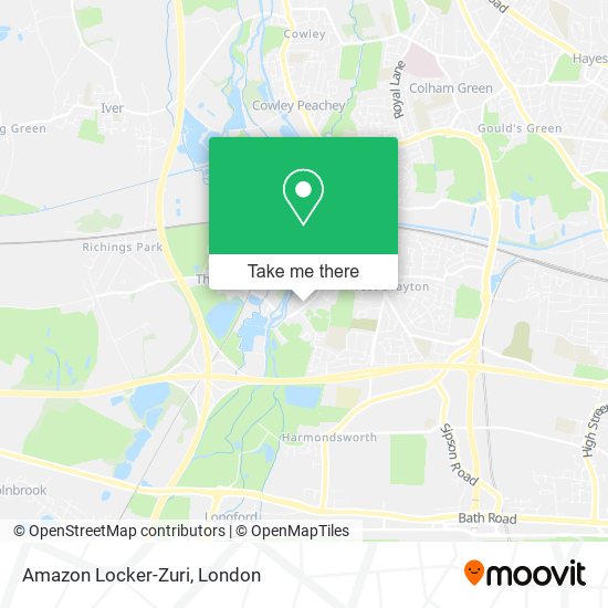 Amazon Locker-Zuri map