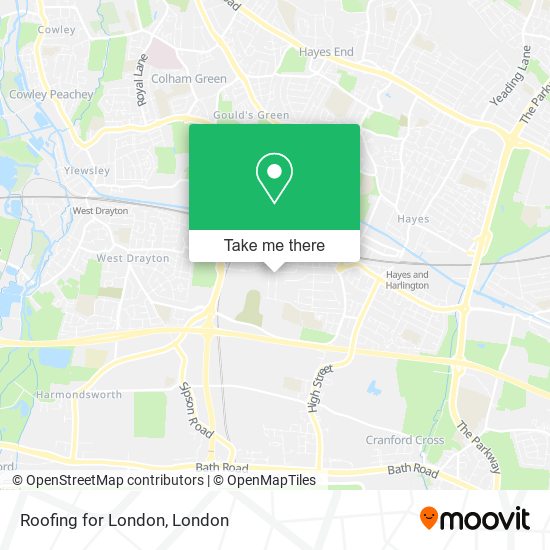 Roofing for London map