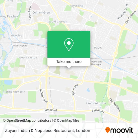 Zayani Indian & Nepalese Restaurant map