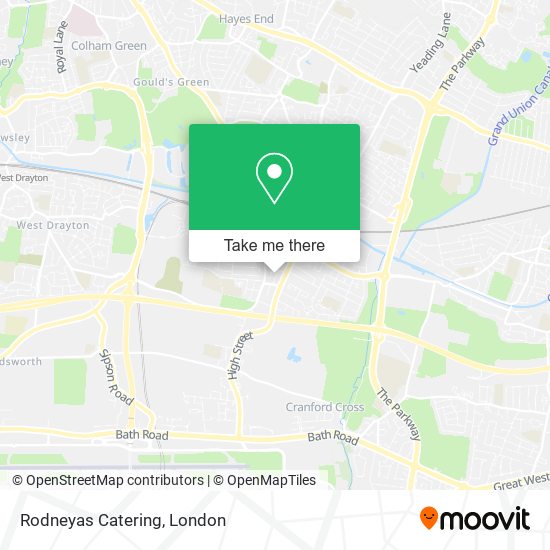 Rodneyas Catering map