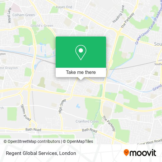 Regent Global Services map