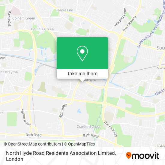 North Hyde Road Residents Association Limited map