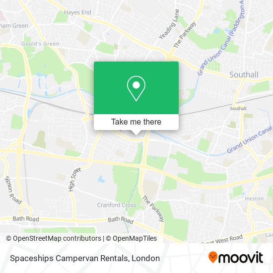 Spaceships Campervan Rentals map