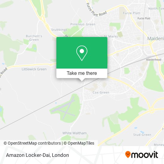 Amazon Locker-Dai map