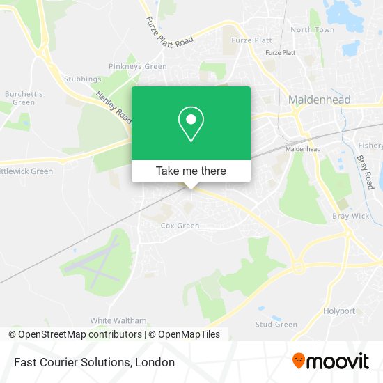 Fast Courier Solutions map