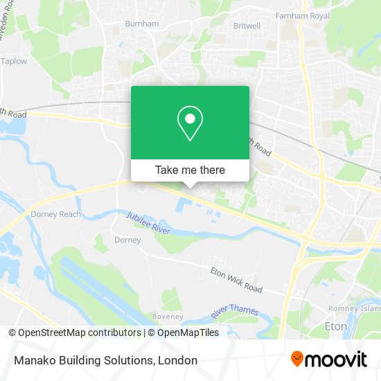 Manako Building Solutions map