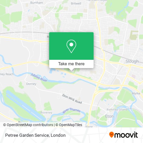 Petree Garden Service map