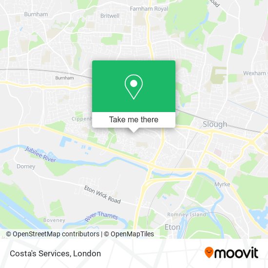 Costa's Services map