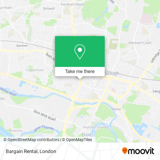 Bargain Rental map