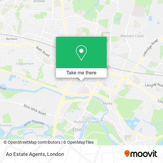 Ao Estate Agents map