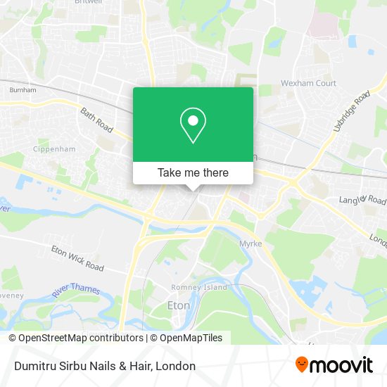Dumitru Sirbu Nails & Hair map