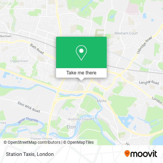 Station Taxis map