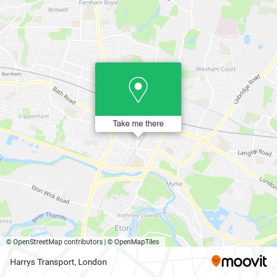 Harrys Transport map
