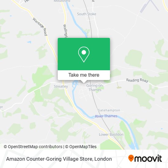 Amazon Counter-Goring Village Store map