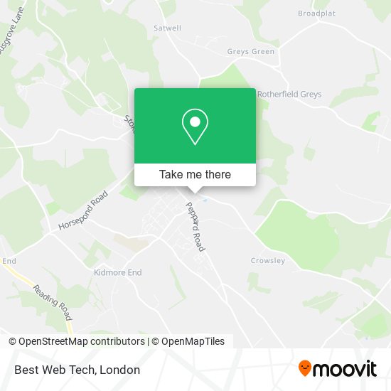 Best Web Tech map