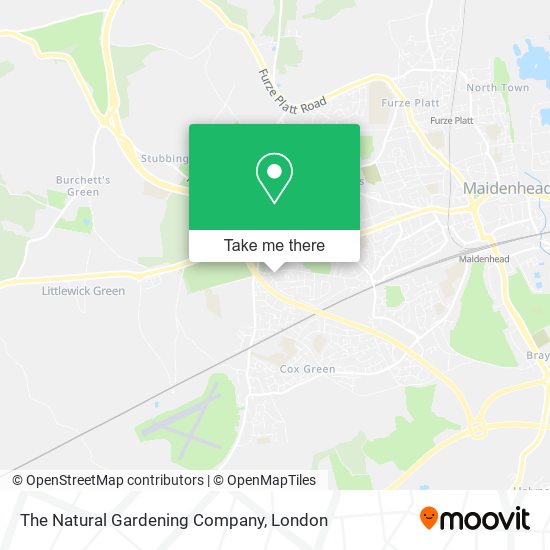 The Natural Gardening Company map